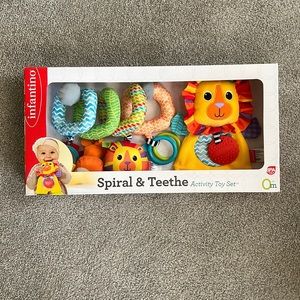 INFANTINO Jungle Spiral & Teethe Multicolor Activity Toy - New - Sealed box NWT